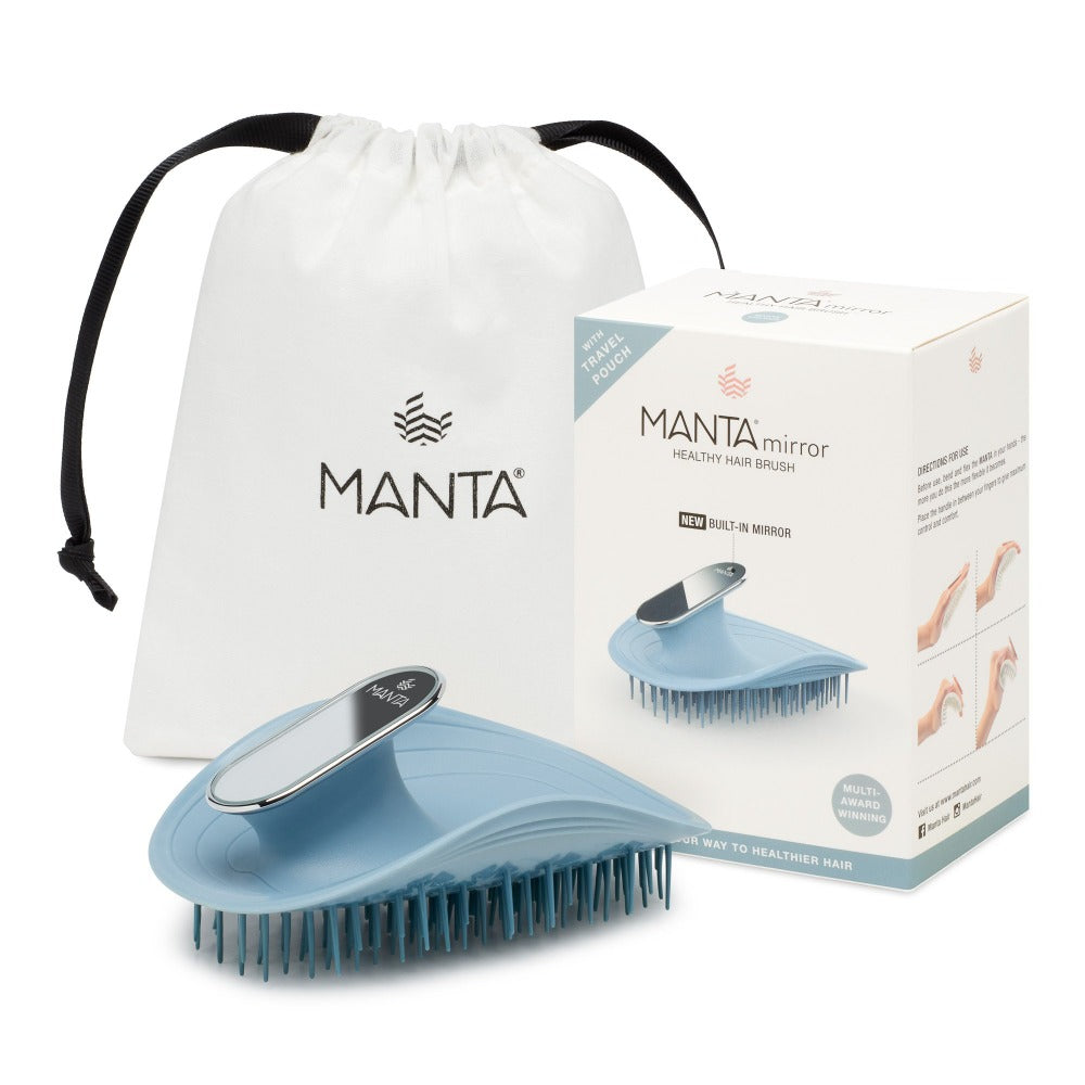 MANTA HAIR BRUSH BLUE