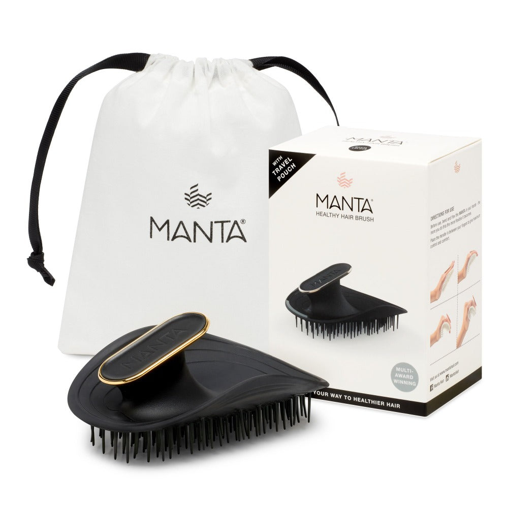 MANTA HAIR BRUSH BLACK